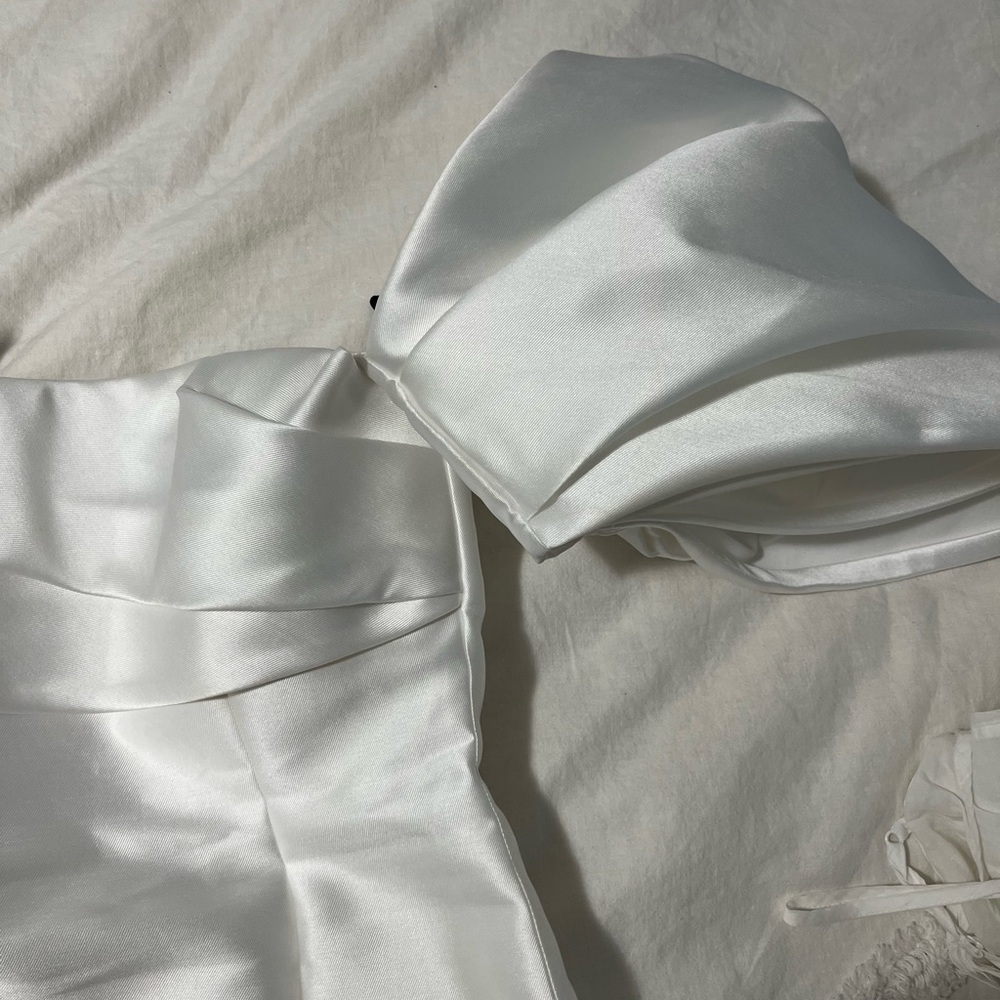 Solace London Elina White Mini Dress - Picture 3 of 8